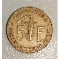 Западная Африка 5 франков 1985