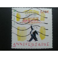 Франция 2004 день рождения, торт