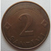 Латвия 2 сантима 2000 г.