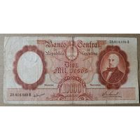 10000 песо 1969 года - Аргентина - редкая!