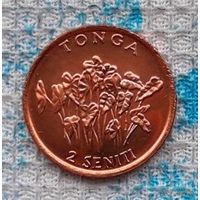 Тонга 2 сенити 1996 года, UNC