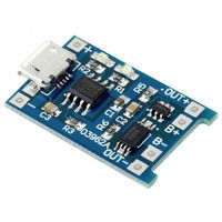 Зарядное TP4056 5 В 1A Micro USB 18650 литиевый аккумулятор зарядки и защита