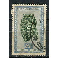 Бельгийское Конго - 1947/1950 - Искусство 8Fr - [Mi.284] - 1 марка. Гашеная.  (Лот 45EX)-T25P1
