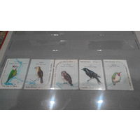 Марки Куба фауна птицы