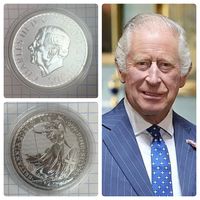 2 Фунта Стерлингов Карл 3 Великобритания 2023 год