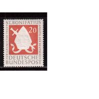 Германия(ФРГ)-1954,(Мих.199) , * (след от накл.) ,  Герб
