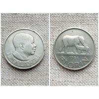 Малави 1 флорин 1964 /фауна/слон//FA