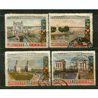 Волго-Донской канал. 1953. Серия 4 марки