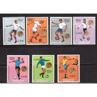 Парагвай-1969 ,(Мих.1951-1957 )  **  , Спорт, Футбол, 7 марок