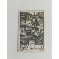 Марокко 1947.  Виды на город