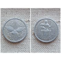 Новая Каледония 1 франк 1989