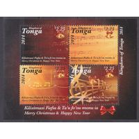 2014 Тонга 2014-2017/B83 Музыка - Рождество 11,00 евро