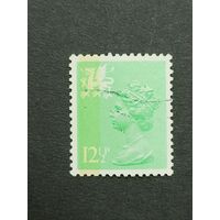 Великобритания 1982. Региональные почтовые марки Уэльс. Королева Елизавета II