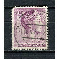 Люксембург - 1960 - Великая герцогиня Люксембургская Шарлотта 2,50Fr - [Mi.627] - 1 марка. Гашеная.  (Лот 29Dd)