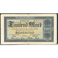 Германия (Мюнхен), 1000 марок 1922 год.