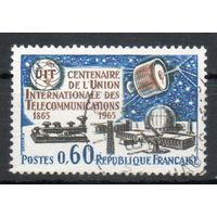 100-летие Международного союза электросвязи (ITU) Франция 1965 год серия из 1 марки
