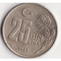 25000 лир 1997 год