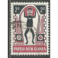 Папуа Новая Гвинея. Фольклор. Искусство Элемы. 1966г. Mi#95.