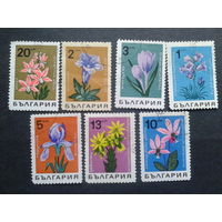 Болгария 1968 цветы полная серия