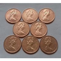 1 пенни, Великобритания погодовка 1970-х