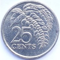 Тринидад и Тобаго 25 центов, 2002 (3-6-81)