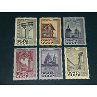 СССР 1968 Памятники архитектуры. Полная серия 6 чистых марок