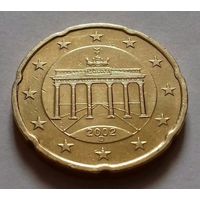 20 евроцентов, Германия 2002 D