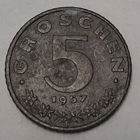 Австрия 5 грошей, 1957 (4-10-70)