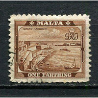 Британские колонии - Мальта - 1938 - Гавань 1/4Р - [Mi.176] - 1 марка. Гашеная.  (Лот 44EZ)-T25P5
