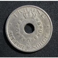 Норвегия 1 крона, 1925г. KM#385