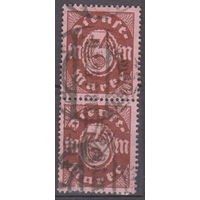 Государственные служебные марки Веймарская республика Германия 1921 год Лот 13  СЦЕПКА менее 30 % от каталога, по курсу 3 р