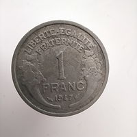 Франция 1 франк 1947 год лот 20