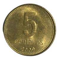 Аргентина 5 сентаво, 2009