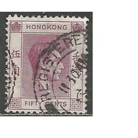 Гонконг. Король Георг VI. 1938г. Mi#142.