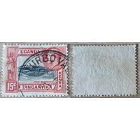 Кения, Уганда и Танганьика 1935  Король Георг V и пейзажи. Mi-EA 34. 15С