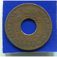 Британская Восточная Африка 1 цент 1922
