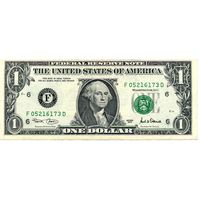 1 доллар 2001 F