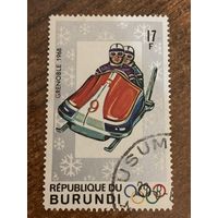 Бурунди 1968. Зимние олимпийские игры в Гренобле 1968. Марка из серии