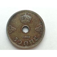 50 эре 1926 года. Норвегия. Монета А2-3-9
