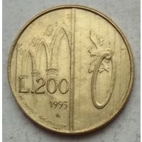 Сан-Марино 200 лир 1993 г. В холдере
