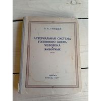 В.К.Гиндце "Артериальная система головного мозга человека и животных"\010