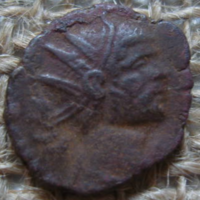 Рим Памятная монета Роман погашение antoninian Клавдий ii Готский объявление (268-270г.) 0,86гр.14,2мм.