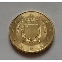 10 евроцентов, Мальта 2008 г.