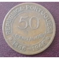 Гвинея-Бисау 50 сентаво, 1946 500 лет открытию Гвинеи