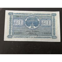 Финляндия 20 марок 1945 2