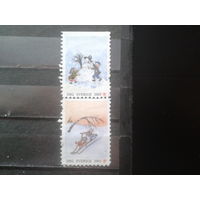 Швеция 2002-2003 Рождество, не почтовые марки, сцепка