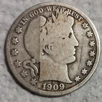1/2 доллара 1909 США