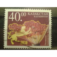 Казахстан 2001 Кабельные коммунникации Михель-1,4 евро гаш