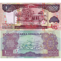 Сомалиленд 1000 Шиллингов 2015 UNС П1-60