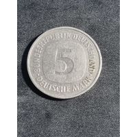 Германия  5 марок 1975 G